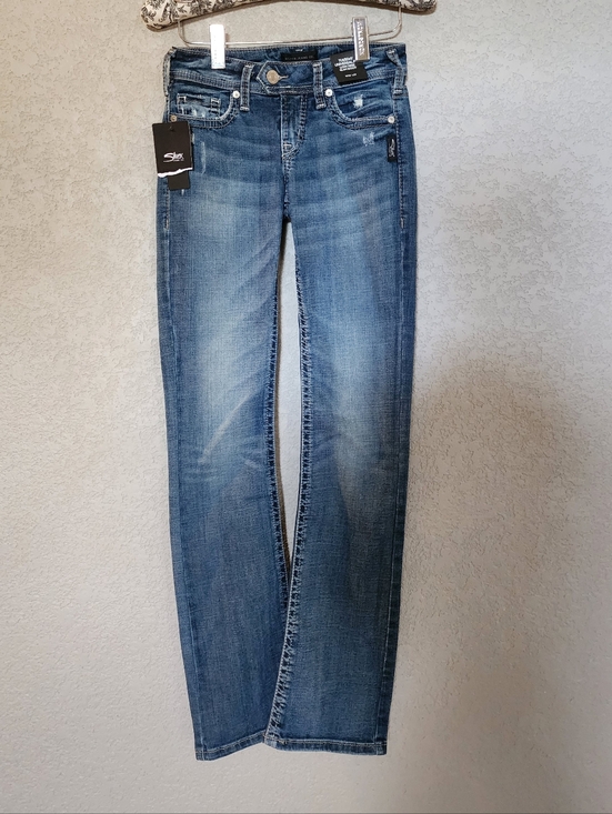 Silver Jeans Denim - Silver Jeans Tuesday Univeral Fit Low Rise Slim Boot Jeans Size 25 L33